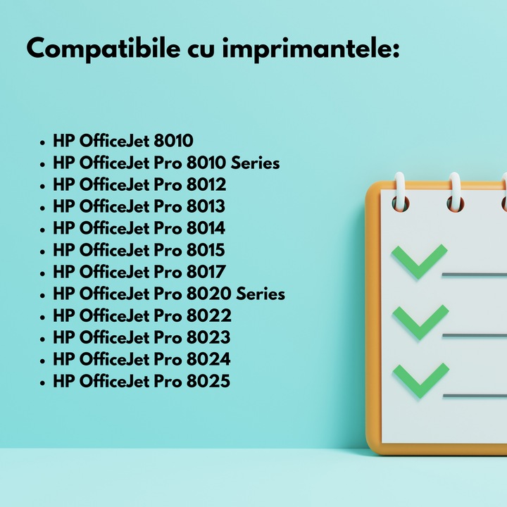 HP 912 XL касета с мастило за принтер, жълта, 13 ml, 825 страници, 3YL83AE, съвместима с 8010 8012e 8013 8014 8014e 8020 8022e 8024e 8025e