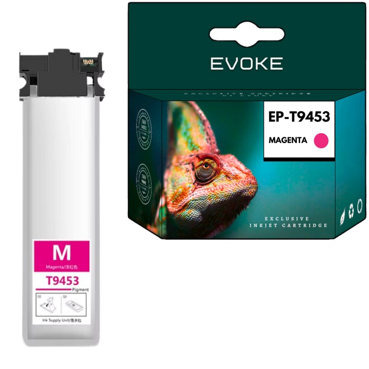 Epson T9453 magenta nyomtató tintapatron, 60 ml, 5000 oldal, C13T945340, kompatibilis a WORKFORCE WF-C5210DW WF-C5710DWF WF-C5790DWF WF-C5790DWF termékkel