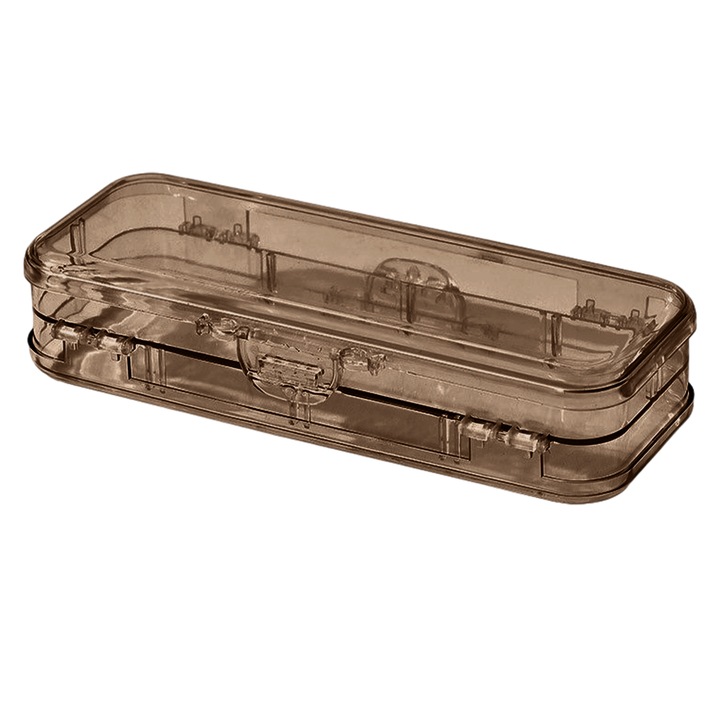 Несесер HERUSI прозрачен 21x8x4см пластмаса