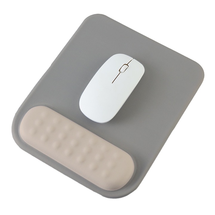 Mouse pad Zeaicos, cu suport pentru incheietura, multicolor, 24.5x20.5cm, set 1 bucata