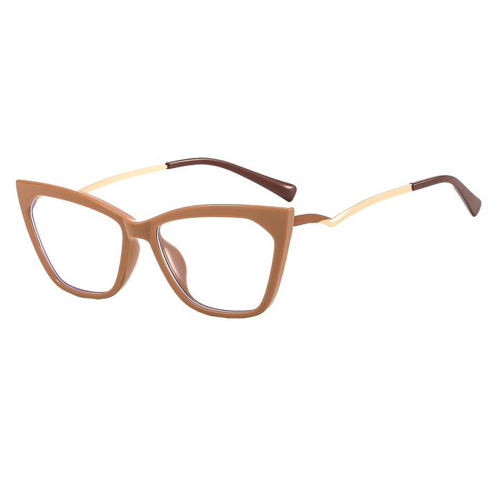 Ochelari de vedere HERUSI cat's eye, TR metal PC, multicolor, 14x4x14.2cm
