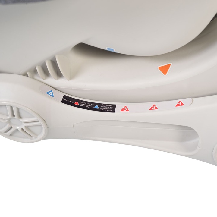 Scaun Auto NOVOKIDS™ Aegis Plus, Transformabil in scoica auto, Omologare R-129 i-Size, 0-18 kg, Spatar reglabil in 4 trepte, Sistem de prindere in centura de siguranta, Husa detasabila, Turcoaz
