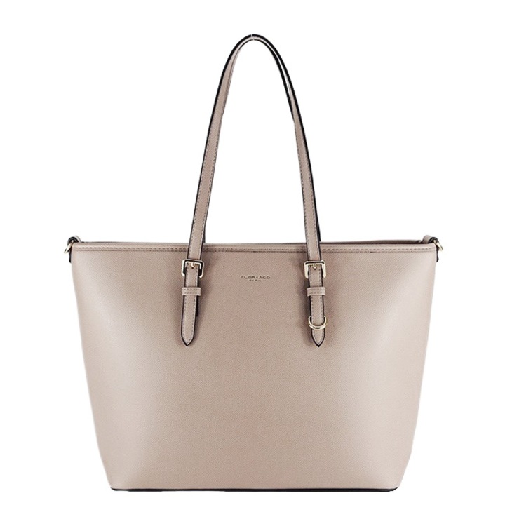 Geanta bordeaux Flora&Co Paris de talie mare F1808 16 Bordeaux, Bej, 30x36x14