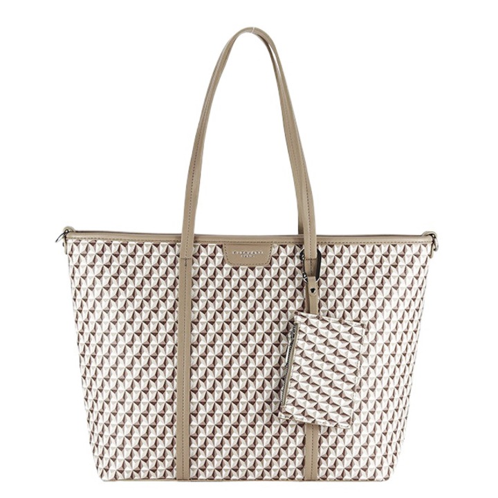 Flora&Co Paris голям размер F8544, Бежов, 30x35x14