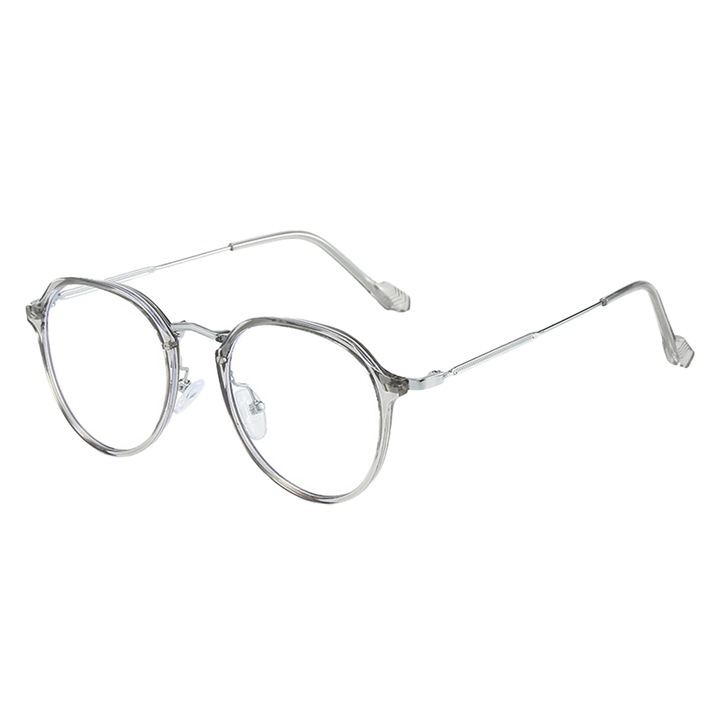 Ochelari de vedere HERUSI retro metal lemn negru verde gri roz 14.4x4.5x14.5cm