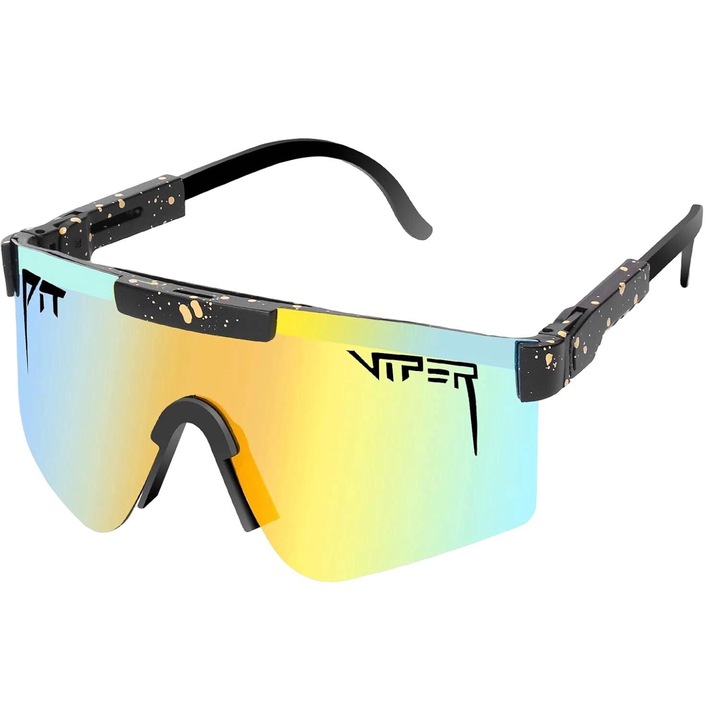 Спортни слънчеви очила, Viper, Поляризирани стъкла, UV400, Многоцветни