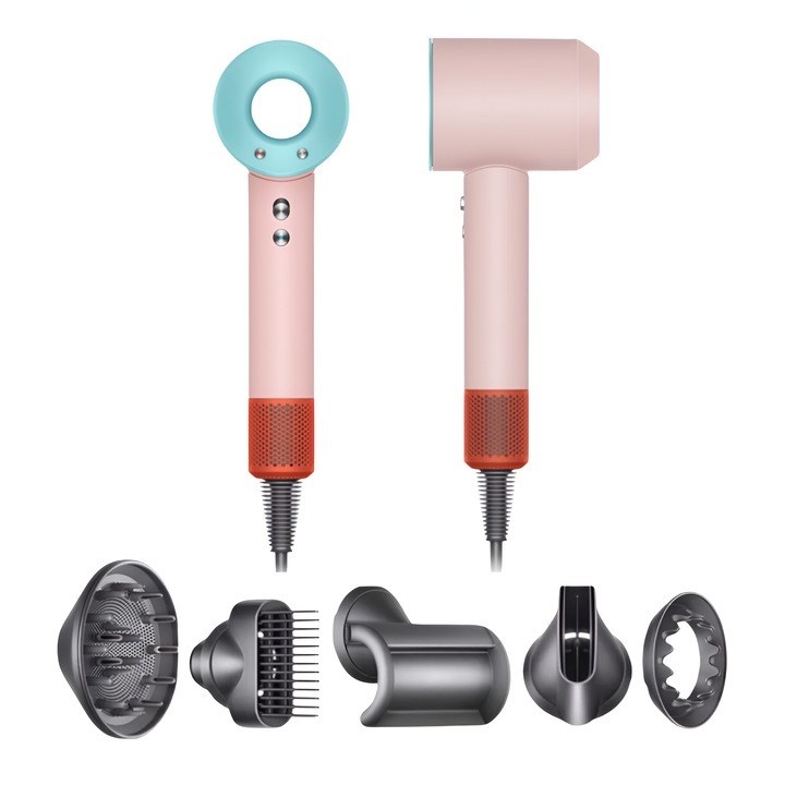 Julswayfarer 5 az 1-ben professzionális hajszárító, gyorsan száradó, tartozékokkal, ionizációs technológia, műanyag, fekete, fodrosodásgátló, sokoldalú, sokszínű