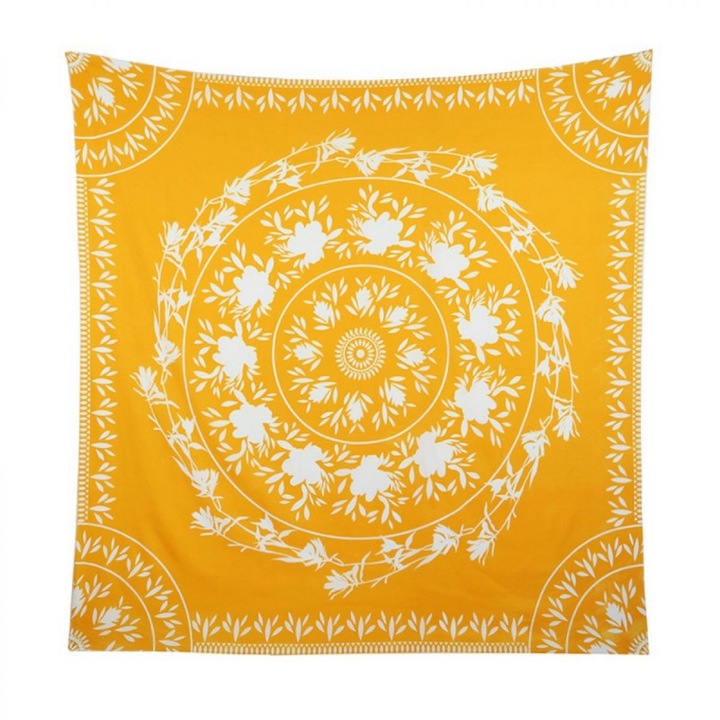 Tapiserie Boema Mandala, poliester, multicolor, 150x130cm