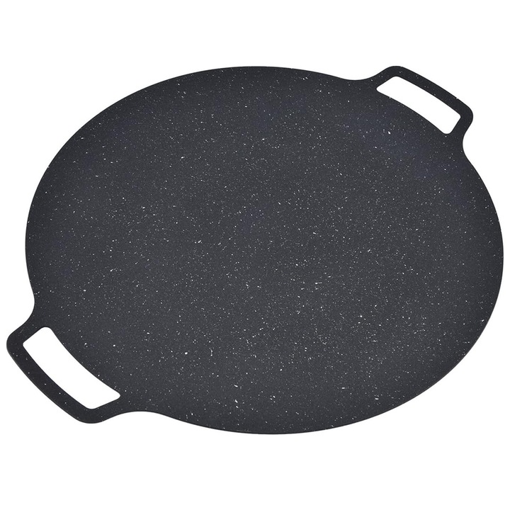 Plita Pluristratificata, EDAR, Forma Rotundă, Antiaderentă, 30 cm, Negru
