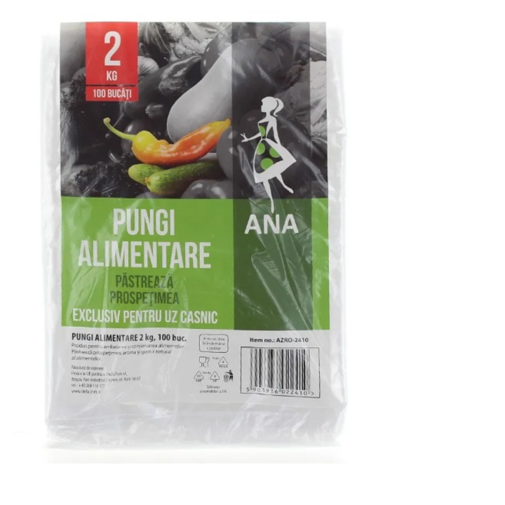 Пликове за храна Ana, 2 кг, 100 бр
