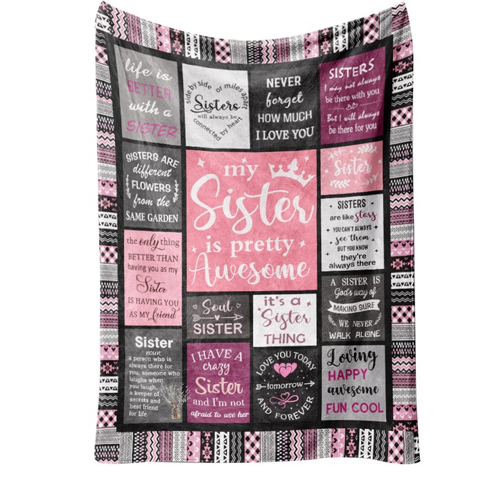Patura pentru bunici, 130x150cm, moale si calduroasa, multicolor