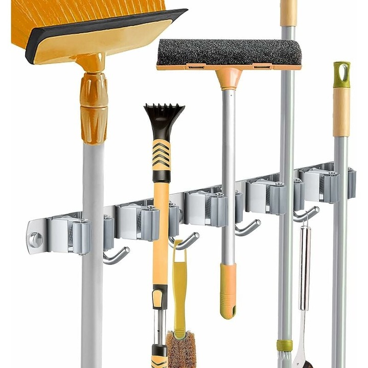 Organizator de unelte montat pe perete, Enforose, otel inoxidabil, capacitate 30 lbs, design ajustabil