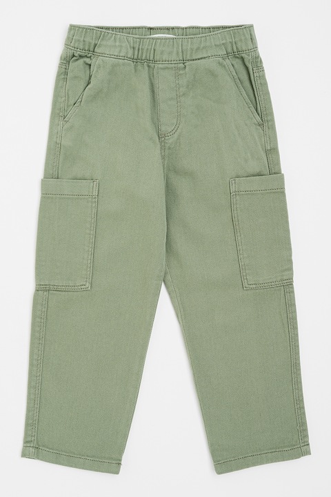 Tom Tailor, Спортен памучен панталон с еластична талия, Зелени аспержи