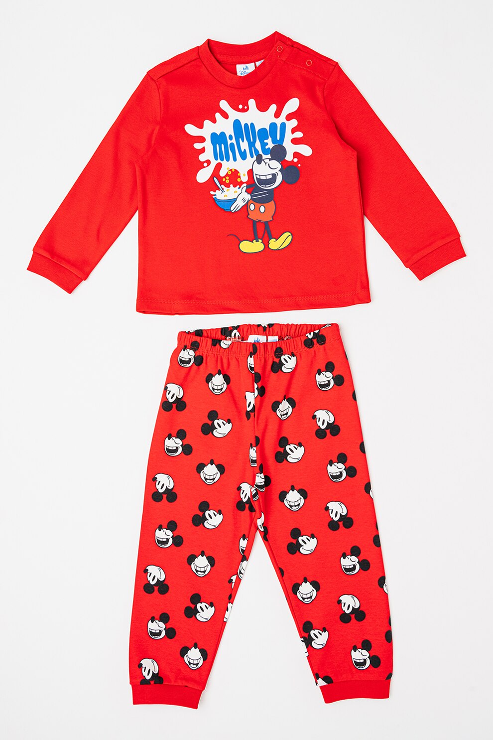 Original Marines, Pijama lunga cu model cu desene animate, Rosu, 74 CM
