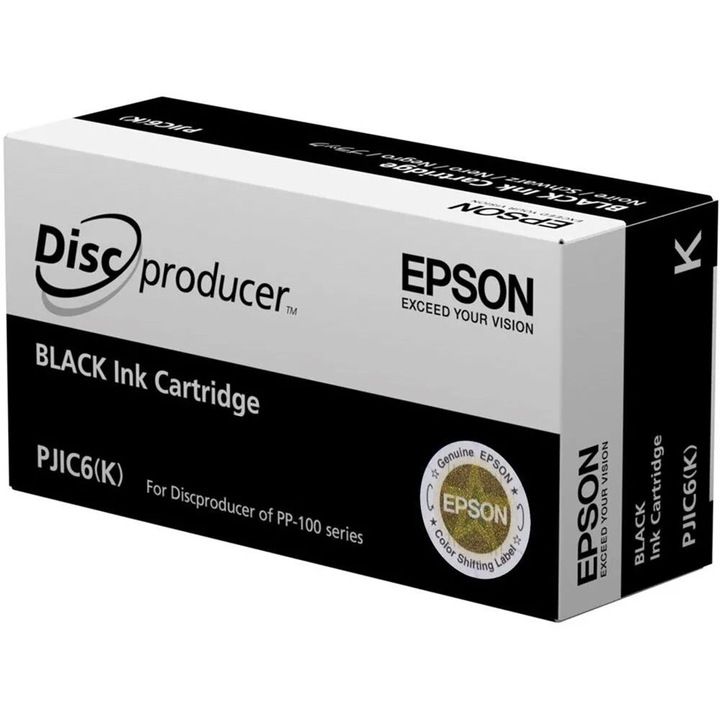Epson PJIC6(K) Fekete tintapatron