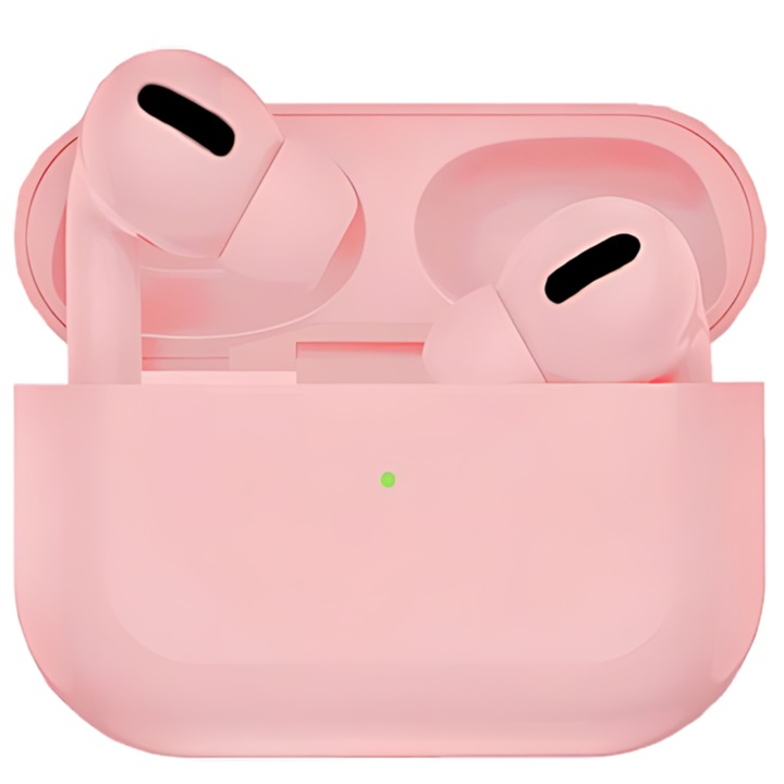 SDEPOT bluetooth fejhallgató HD hanggal, beépített mikrofon- és érintőfunkciókkal, univerzális kompatibilitás, Dual HD True Stereo, rózsaszín