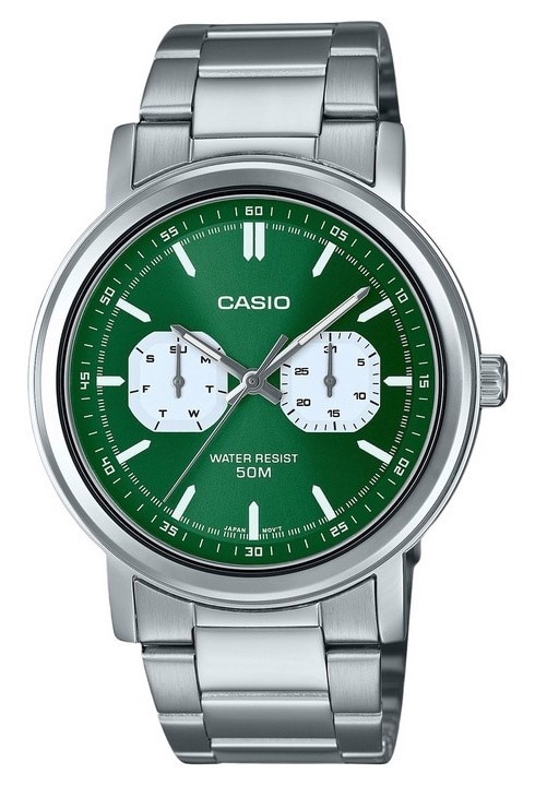 Ceas pentru barbati Casio MTP-M305D-1A, curea argintie din otel