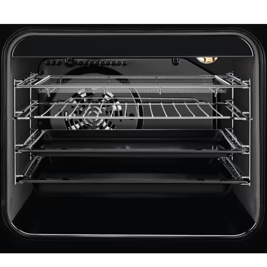 Aragaz Electrolux LKI564266K, Electric, Inductie, 4 zone de gatit, Booster, SteamBake, AirFry, Autocuratare catalitica, Timer electronic, Grill, Iluminare cuptor, Clasa A, Negru