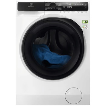 Masina de spalat rufe Electrolux EW8F5417ACE, 10 kg, 1400 rpm, Clasa A, Motor Inverter cu MagnetPermanent, Wi-Fi, Autodozare, Display LED, SteamCare, SensiCare, Alb