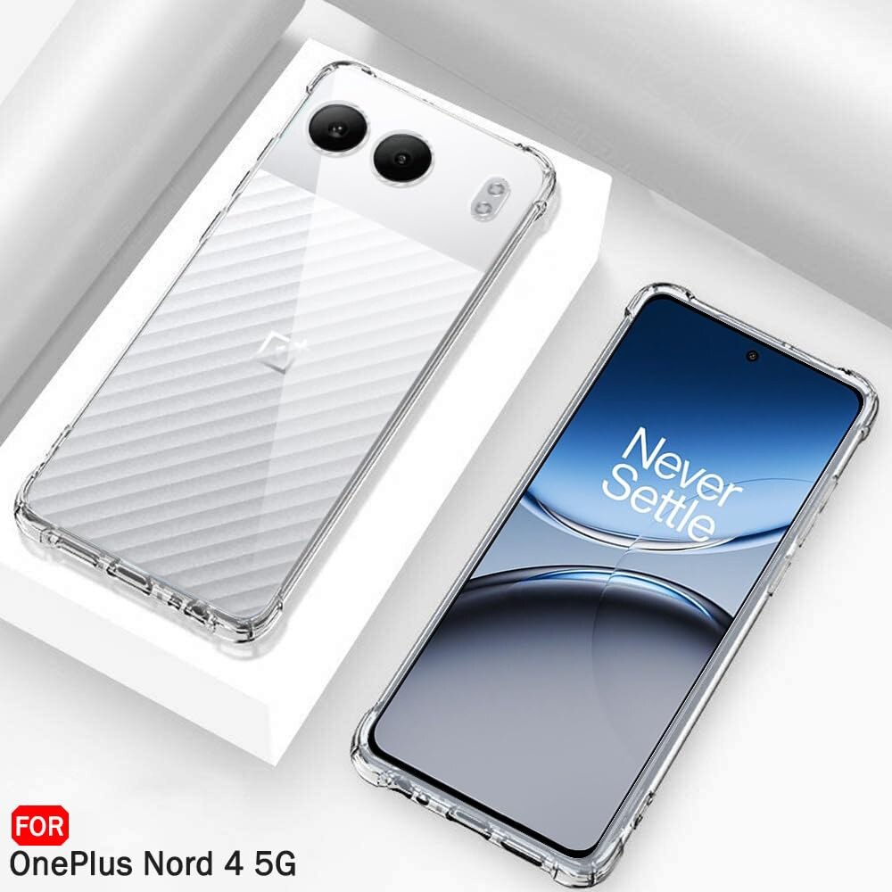 Husa pentru OnePlus Nord 4 - Techsuit Shockproof Clear Silicone - Clear