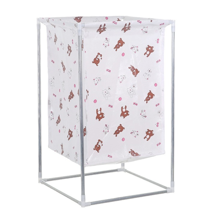 Jormftte szennyeskosár, nagy kapacitású, nem szőtt textil anyag, maci mintás