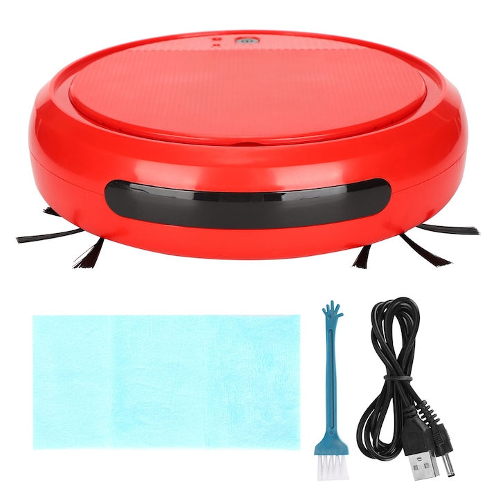 Aspirator robot de curatare Jormftte 3 in 1, capacitate mare de absorbtie, design subtire, alimentare USB