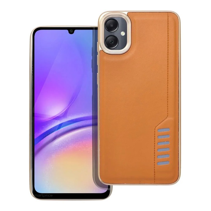 Husa de protectie eleganta tip carcasa pentru Samsung Galaxy A05, maro