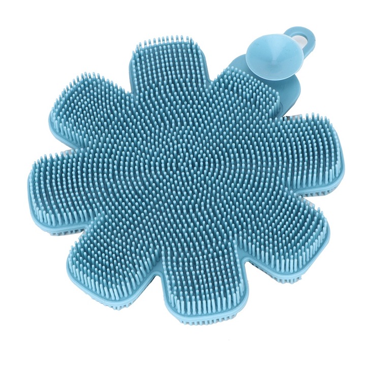 Többfunkciós háztartási konyhai tisztító mosogatókefe eszköz kék