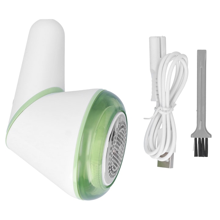 Aspirator robot, Jormftte, compact, alimentare USB, alb, 20x20x6.5cm