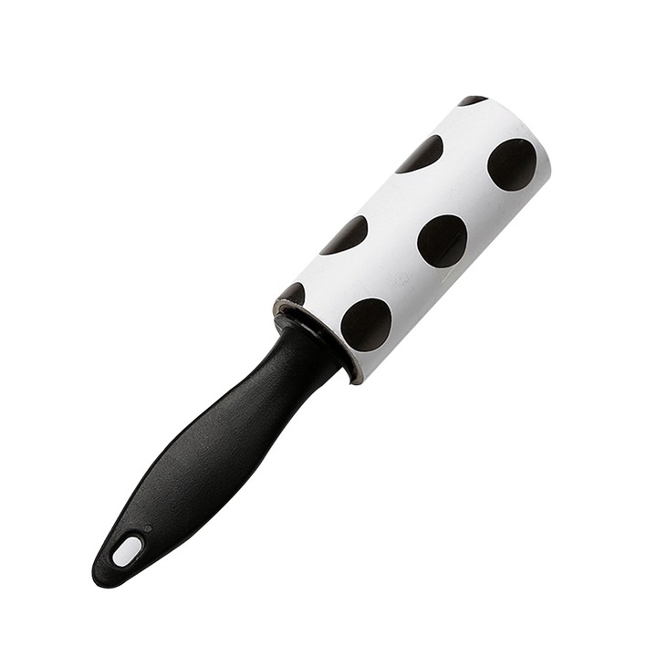 Jormftte hordozható ragasztószalag textil tisztításhoz, fekete fogantyú, könnyen szállítható, újrafelhasználható