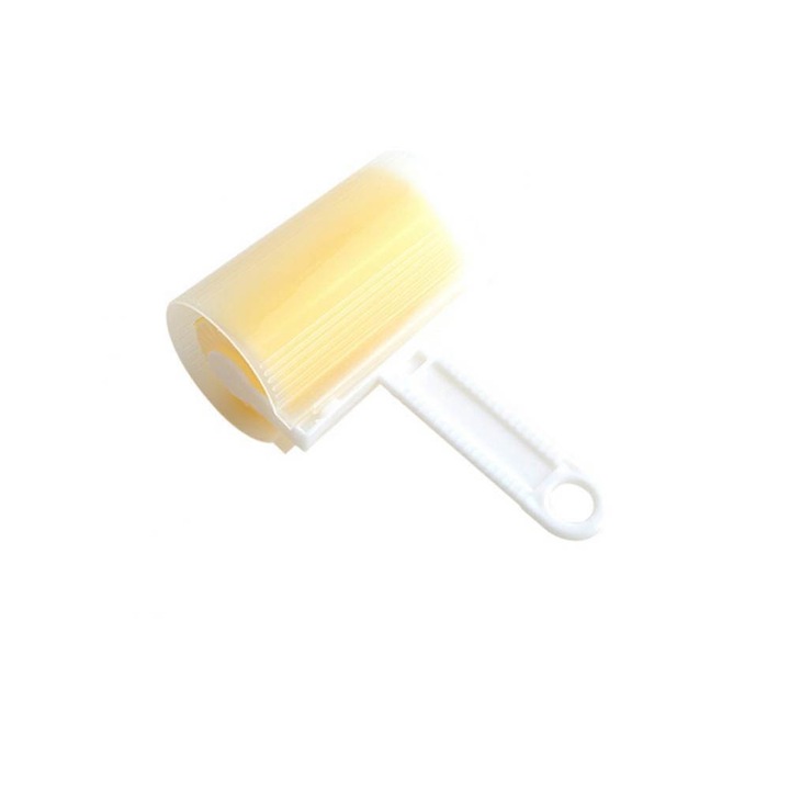 Jormftte hordozható szöszhenger, sárga, könnyen használható, újrafelhasználható