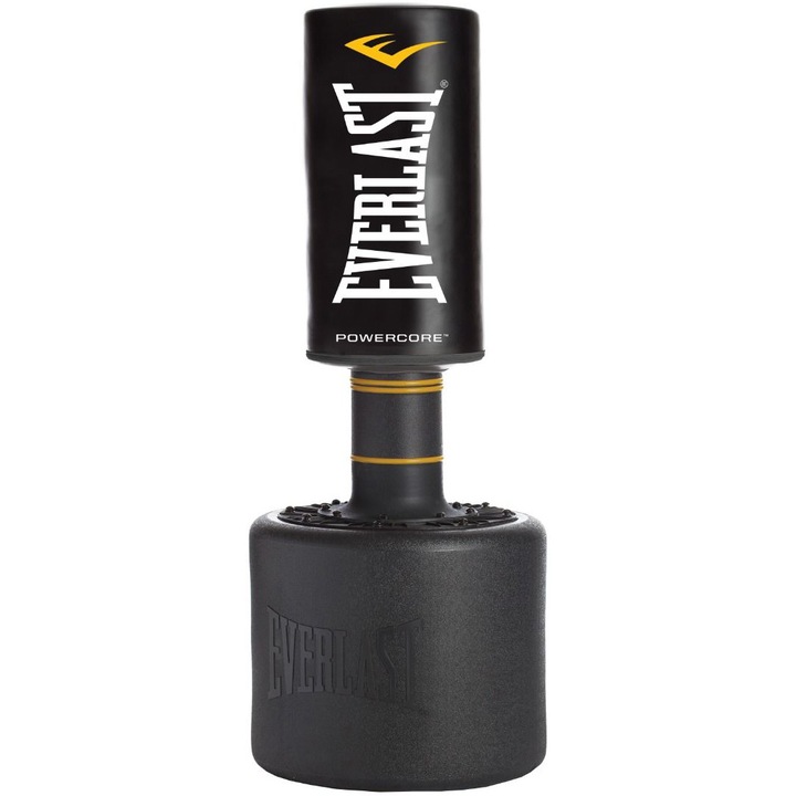 Боксова круша за крака Everlast Powercore, 50x50x162 см, Черен/Бял