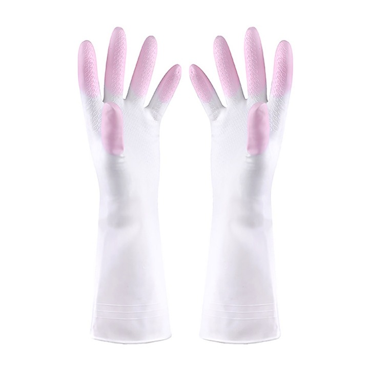 Konyhai kesztyű, Mmgoqqt, 1 pár, csúszásgátló, vízálló, rózsaszín