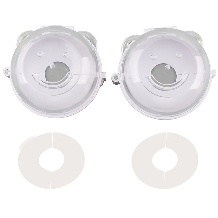 2 darab védőfedél gombhoz, Mmgoqqt, ABS, könnyen telepíthető