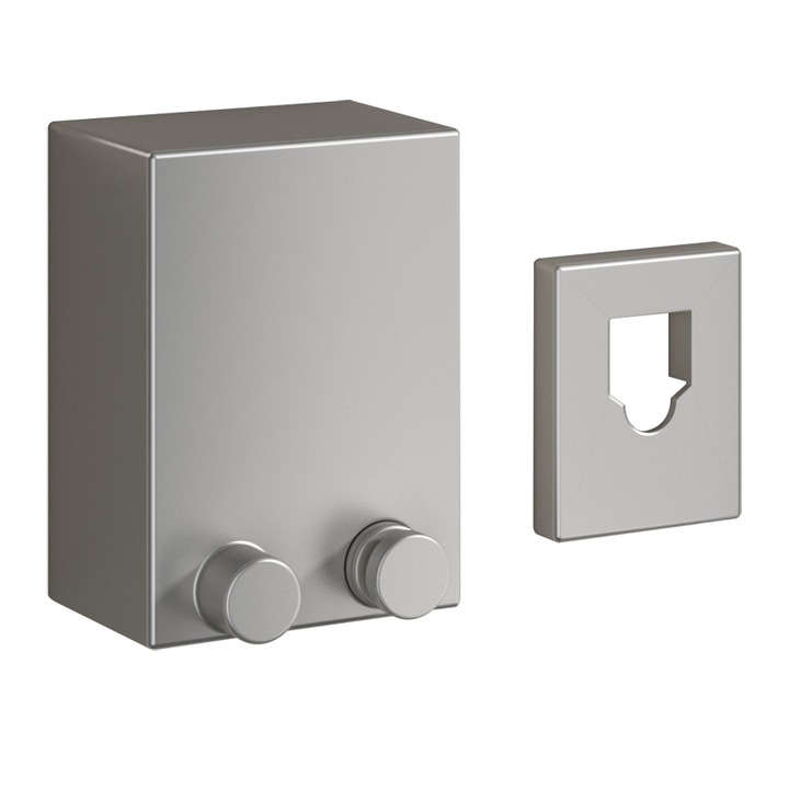 Behúzható ruhaszárító, Gigicial, Acél, Lyuk nélküli rögzítés, Beltéri használatra, 4,2 cm, Ezüst