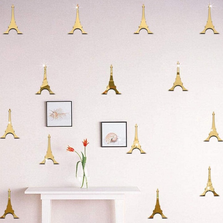 Fali matrica, Mmgoqqt, Arany torony, akril, 30x45cm