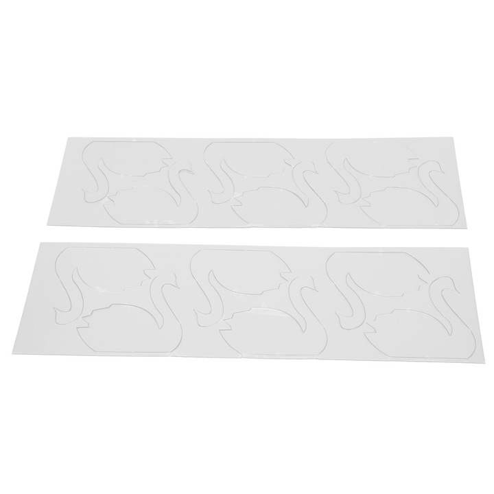 Fali matrica, Mmgoqqt, hattyú, ezüst, dekorációs matricaszett