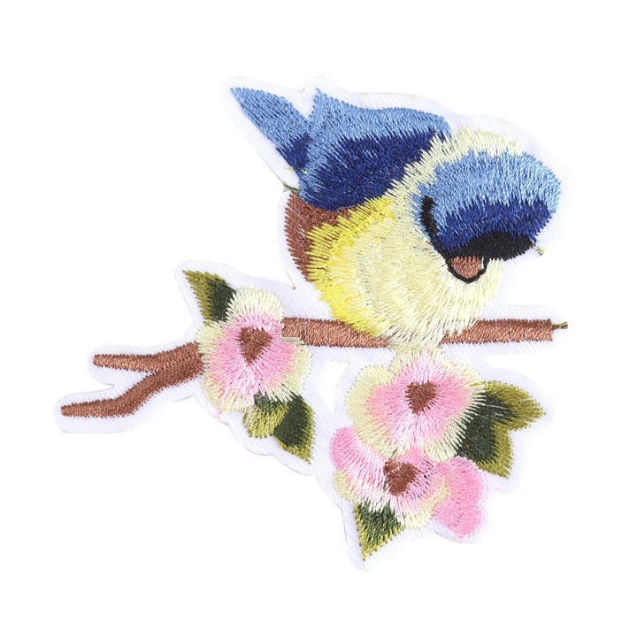 Комплект от 5 бродирани декоративни лепенки за дрехи, Многоцветни