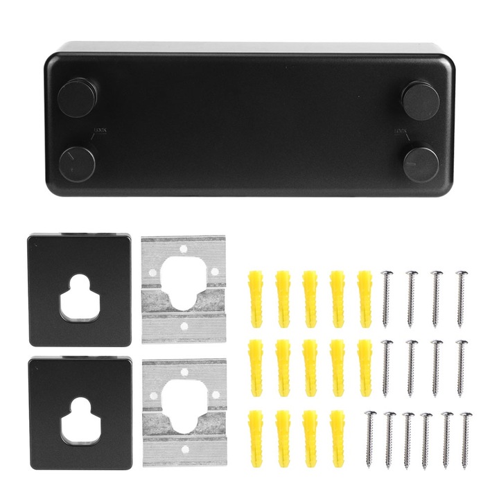 Jormftte teleszkópos ruhaszárító állvány, alumínium és rozsdamentes acél, 4m, fekete