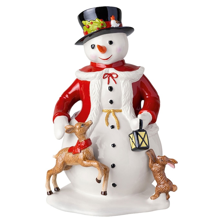 Decoratiune Christmas Toys Memory snowman, Villeroy&Boch, portelan, 14x12x37 cm-441279