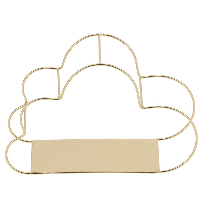 Függő polcok, Jormftte, felhő alakú, egyszerű design, fém anyag, nappaliba, hálószobába, irodába, gyerekszobába