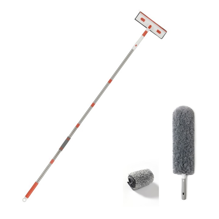 Törlő, Cozevdnt, Fiber, Teleszkópos, 29-226 cm, Szürke