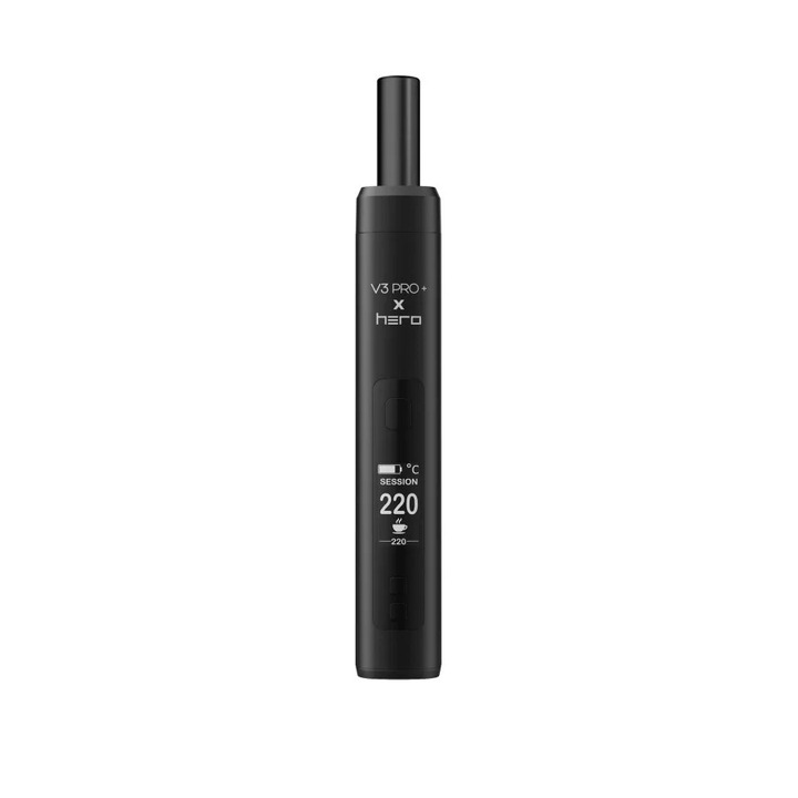 Vaporizator portabil X-MAX V3 Pro Plus x HERO, control temperatura, negru 2.7x15x2.4cm