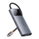 Docking Station Baseus Metal Gleam 2 Black, 250422, accesoriu pentru notebook