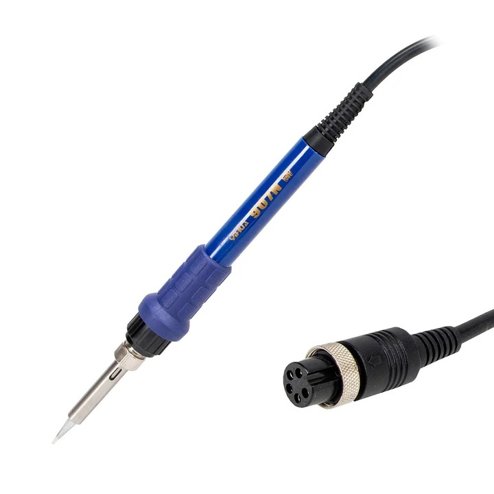 Pistol De Lipit, Yihua, 907N, Putere 75W, Incalzire Rapida, Versatilitate, Forma Ergonomica, Siguranta Esd Safe, Calitate Inalta, Albastru