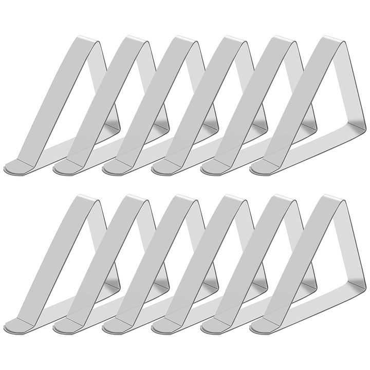 Cleme pentru fata de masa pentru utilizare versatila, set 12 Enforose