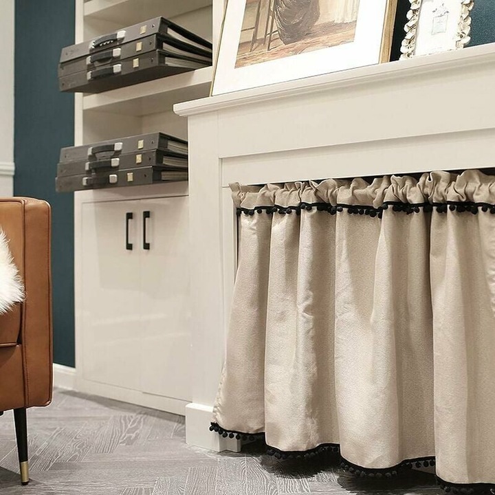 Rövid kávéfüggöny, 130x70cm, többszínű