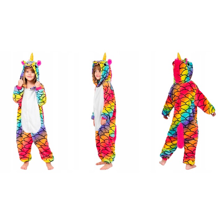 Pijama Kigurumi, model Pegasus, Microfibra, M