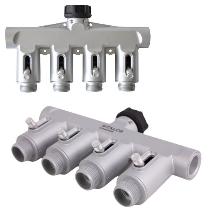 Fiting pentru apa, 3/4", aluminiu, ABS, TPR