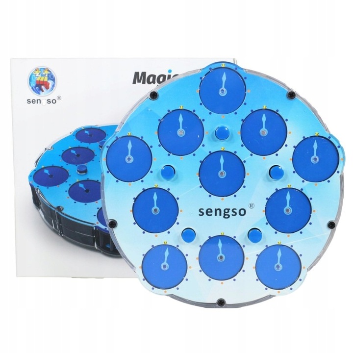 Ceas magnetic SengSo 5x5, 11 cadrane, 5 rotite, joc de memorie si ...